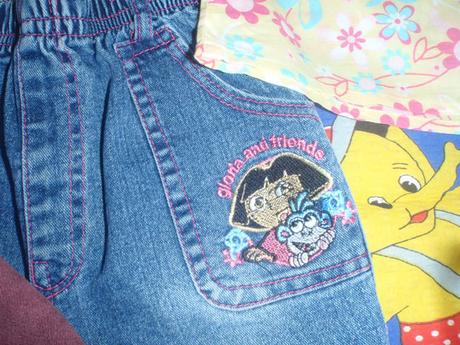 Komplet oblečení pro holčičku,kyti, rifle s dorkou, 92