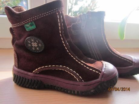 Celokožené vínové kožené boty, kickers,22