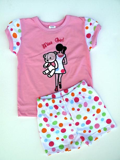 Letní komplet pro holčičku, queen,98