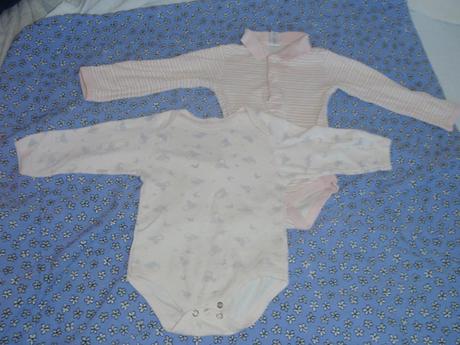 2x bodýčko s dlouhým rukávem, c&a,86