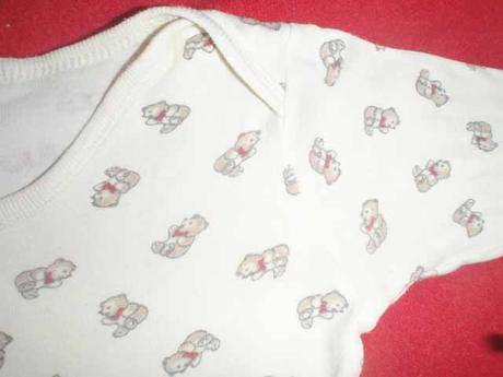 Smetanový komplet s medvídky, body+kabátek, 68