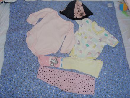 Oblečení pro holčičku-komplet 5ks, vel. 74, 74