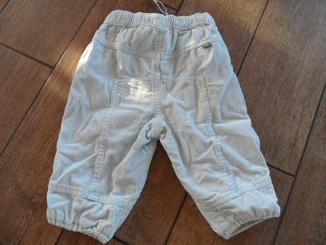 Manšestráky podšité, h&m,74