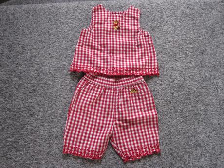 Pepitkový kompletek s medvídkem., disney,62