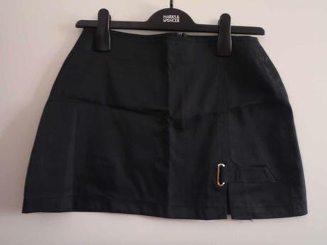 Černá minisukně, vel. 36, xs