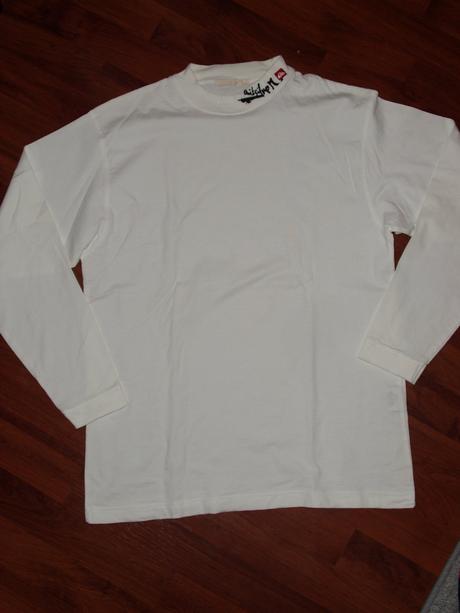 Bílé bavlněné triko s dl.rukávem, quiksilver,s