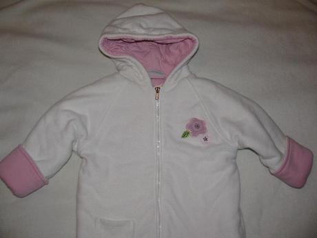 Vyteplená mikinka - kabátek, 104