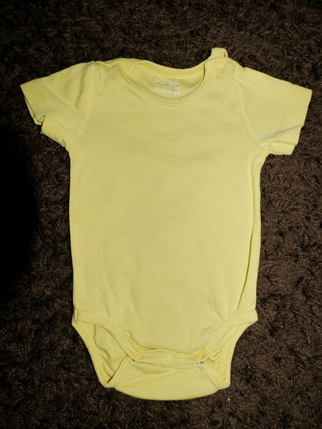 Zlute bodycko, h&m,68