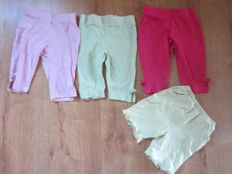 Zelenkave leginky, kraťásky, h&m,92