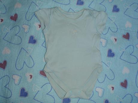 Sv. modré body, kr. rukáv, marks & spencer,74