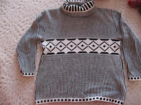 Zimní svetr-rolák, xl