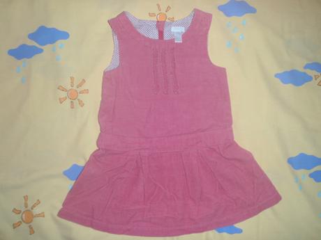 Růžové šaty, zn.obaibi, made in france, obaibi,98