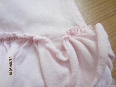 Volánková tunička, tričko, h&m,122