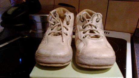 Kožené béžové celoroční boty pegres, vel. 22, 22