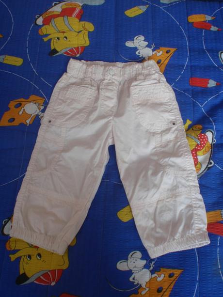 Letní oblečení, kalhoty, triko, kšiltovka, 104