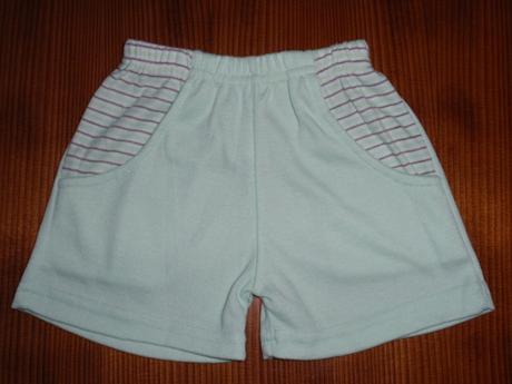 Souprava tričko-kraťasy vel. 56-62 (3-6m), 56