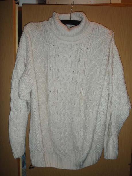 Tlustý copánkový rolák, bertrand darley, 96/100, xxl