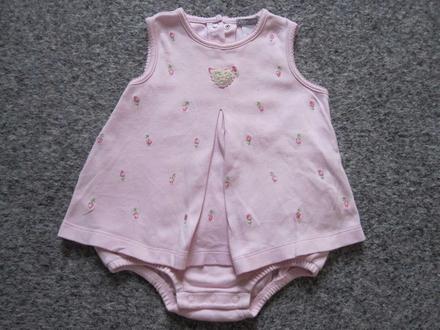 Růžičkové bodýčko - šatičky, carter's,68