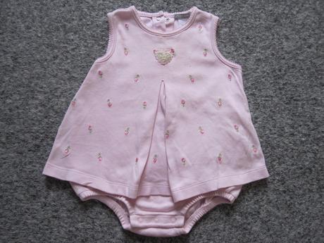 Růžičkové bodýčko - šatičky, carter's,68