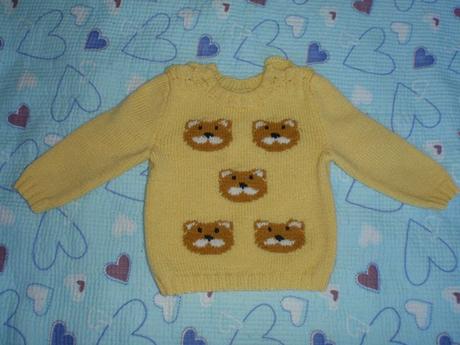 Žlutý svetr s medvídky, 80