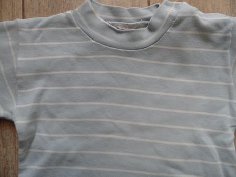 Triko modré s proužkem, 68