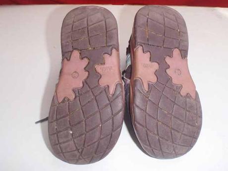 Fialové letní boty na donošení, na hřiště, bobbi shoes,22