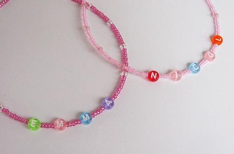Korálky se jménem pro holčičky, 