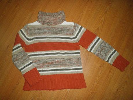 Teplý svetr rolák, l