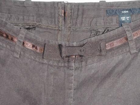 Kalhoty s mašličkou, vel. 34 - praha 5, h&m,34