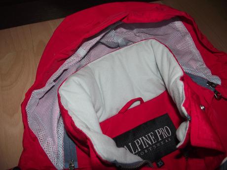 Teplá zimní dámská bunda, alpine pro,s