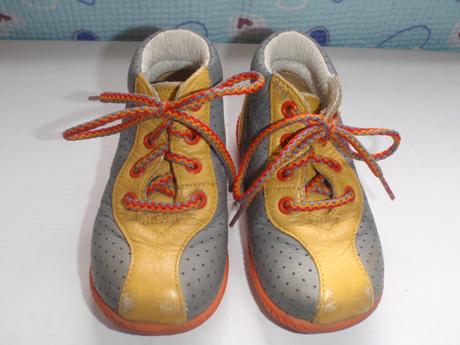 Zdravotní kožené kotníkové boty - veselé barvičky, essi,22