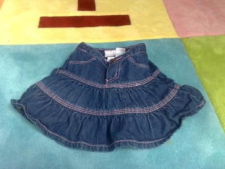 Sukýnka s volánky s kalhotkama, gap,80