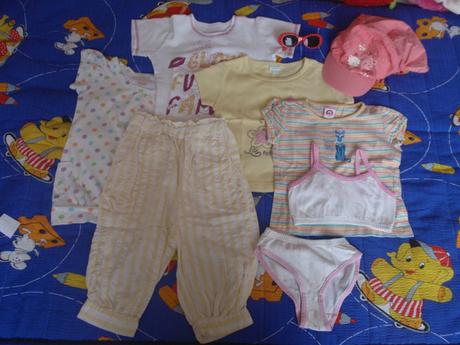 Oblečení pro holčičku, letní, vel. 98/104, 86–98