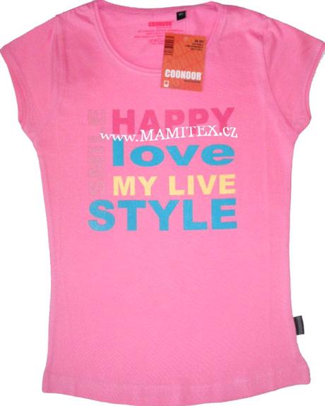 Dívčí triko s potiskem, 164