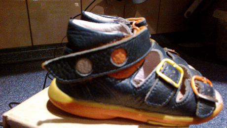 Klučičí kožené sandále dpk, dpk,22