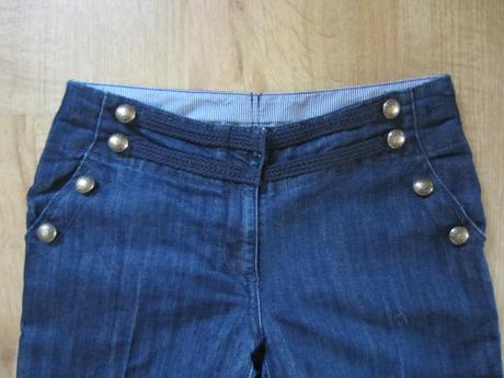 Luxus 7/8 džíny v námořnickém stylu, next,152