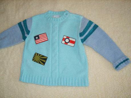 Svetřík s aplikací vel.100, baby,110