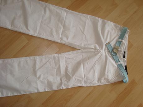 Bile kalhoty, kenvelo,m