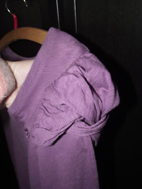 Bavlněné fialové triko, esprit,s