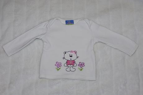 Bile tricko s kocickou, topolino,74