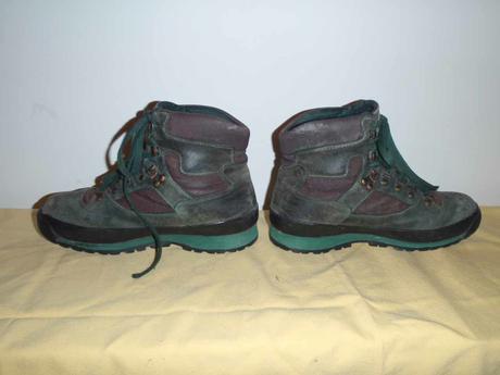 Zelené nepromokavé boty, pohorky, goretex, vel. 24, 38
