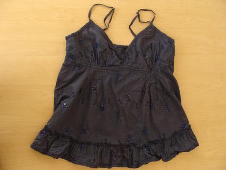 Top s flitry a vyšíváním, orsay,s