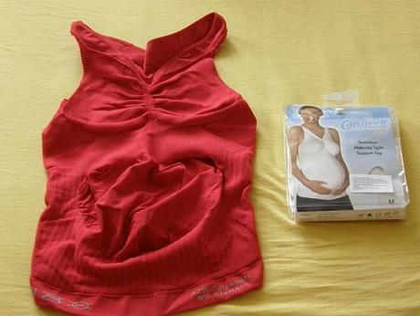 Těhotenský bezešvý podpůrný top carriwell nepoužit, s / xl