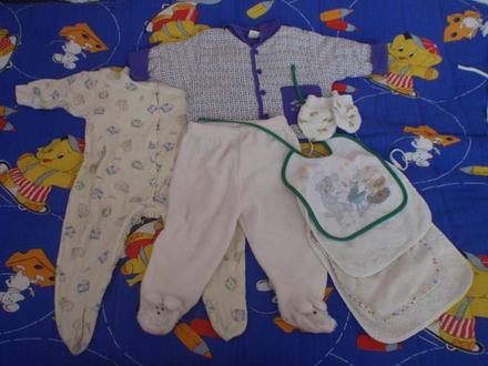 Oblečení neutrální barvy, i na kluka, 68