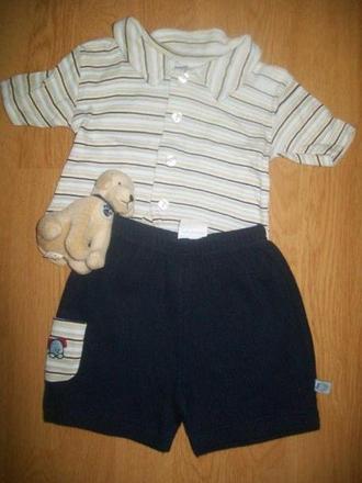 Komplet triko kraťasy, 62