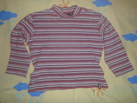 Bio triko - rolák, prouhaté, eco product, 98