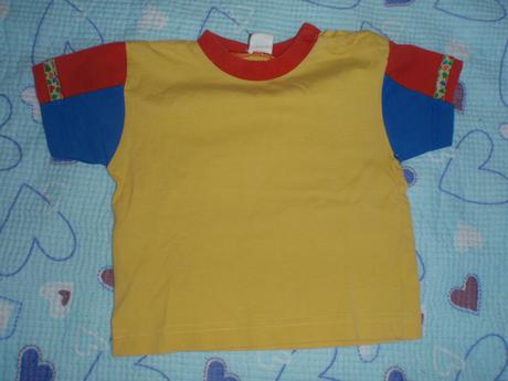 Žluté tričko, kr. rukáv, 80