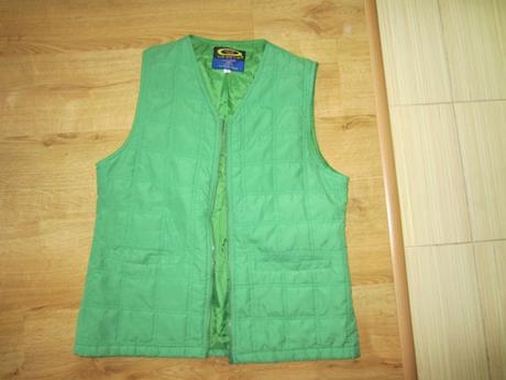Zelená prošitá vesta, xl