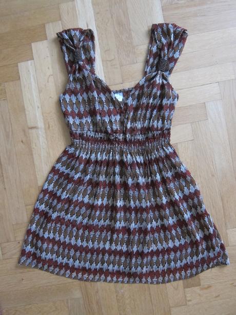 Top, blúzka, halenka ,afro tunika  korálkama, camaieu,m