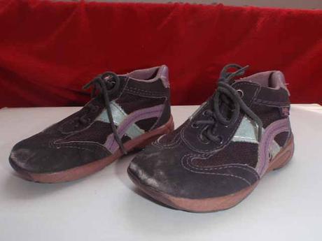 Fialové letní boty na donošení, na hřiště, bobbi shoes,22